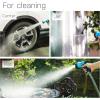 imageAQUASTAR AS73371 7Pattern Rear Trigger Nozzle Orange Hose Water Sprayer Lawn Yard GardenBlue