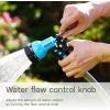 imageAQUASTAR AS73371 7Pattern Rear Trigger Nozzle Orange Hose Water Sprayer Lawn Yard GardenBlue