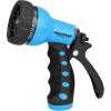 imageAQUASTAR AS73371 7Pattern Rear Trigger Nozzle Orange Hose Water Sprayer Lawn Yard GardenBlue