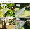 imageAQUASTAR AS73371 7Pattern Rear Trigger Nozzle Orange Hose Water Sprayer Lawn Yard GardenGreen