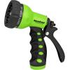 imageAQUASTAR AS73371 7Pattern Rear Trigger Nozzle Orange Hose Water Sprayer Lawn Yard GardenGreen
