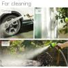 imageAQUASTAR AS73371 7Pattern Rear Trigger Nozzle Orange Hose Water Sprayer Lawn Yard GardenGreen