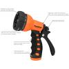 imageAQUASTAR AS73371 7Pattern Rear Trigger Nozzle Orange Hose Water Sprayer Lawn Yard GardenOrange
