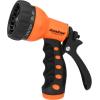 imageAQUASTAR AS73371 7Pattern Rear Trigger Nozzle Orange Hose Water Sprayer Lawn Yard GardenOrange