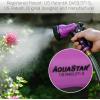 imageAQUASTAR AS73371 7Pattern Rear Trigger Nozzle Orange Hose Water Sprayer Lawn Yard GardenPurple