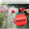 imageAQUASTAR AS73371 7Pattern Rear Trigger Nozzle Orange Hose Water Sprayer Lawn Yard GardenRed
