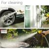 imageAQUASTAR AS73371 7Pattern Rear Trigger Nozzle Orange Hose Water Sprayer Lawn Yard GardenYellow