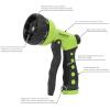 imageAQUASTAR Blue Garden Hose Heavy Duty Metal High Pressure FrontTrigger 7Pattern Nozzle Sprayer for Garden Lawns Plantes Showering PetsampampOutdoor fun Cleaning and Car WashingGreen