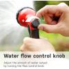 imageAQUASTAR Blue Garden Hose Heavy Duty Metal High Pressure FrontTrigger 7Pattern Nozzle Sprayer for Garden Lawns Plantes Showering PetsampampOutdoor fun Cleaning and Car WashingRed