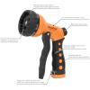 imageAQUASTAR Blue Garden Hose Heavy Duty Metal High Pressure FrontTrigger 7Pattern Nozzle Sprayer for Garden Lawns Plantes Showering PetsampampOutdoor fun Cleaning and Car WashingOrange