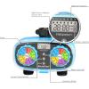 imageAQUASTAR TwoZone Hose Watering Timer Yellow Automatic Irrigation for Lawn Garden Yard Two OutletsBlue