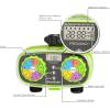 imageAQUASTAR TwoZone Hose Watering Timer Yellow Automatic Irrigation for Lawn Garden Yard Two OutletsGreen