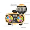 imageAQUASTAR TwoZone Hose Watering Timer Yellow Automatic Irrigation for Lawn Garden Yard Two OutletsYellow