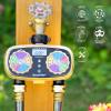 imageAQUASTAR TwoZone Hose Watering Timer Yellow Automatic Irrigation for Lawn Garden Yard Two OutletsYellow