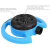 imageAquastar 15125 8Patt Turret SprinklerPurple Circular Lawn Sprinkler Garden Sprinklers Small Yard Water SprinklerBlue