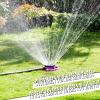 imageAquastar 15125 8Patt Turret SprinklerPurple Circular Lawn Sprinkler Garden Sprinklers Small Yard Water SprinklerPurple