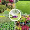 imageAquastar 15125 8Patt Turret SprinklerPurple Circular Lawn Sprinkler Garden Sprinklers Small Yard Water SprinklerPurple