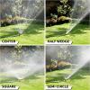 imageAquastar 15125 8Patt Turret SprinklerPurple Circular Lawn Sprinkler Garden Sprinklers Small Yard Water SprinklerRed