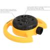 imageAquastar 15125 8Patt Turret SprinklerPurple Circular Lawn Sprinkler Garden Sprinklers Small Yard Water SprinklerYellow