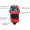 imageEden 16039 Adjustable 6Pattern Mobile Rotary Gear Drive Lawn ampamp Garden Sprinkler HeadSprinkler Head