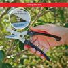 imageEden 39005 Bypass Pruning Shears 58 inch cutting diameter for Stems and branches14 Inch Diameter