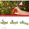 imageEden 39005 Bypass Pruning Shears 58 inch cutting diameter for Stems and branches78 Inch Diameter