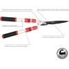 imageEden 39022 Extendable Hedge Shears with Wavy Blade