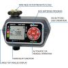 imageEden 93411 1Zone Digital Water Timer with LCD Display  Programmable Sprinkler System Manual Watering Rain Delay and Moisture Sensor Compatibility1 Zone