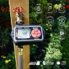 imageEden 93411 1Zone Digital Water Timer with LCD Display  Programmable Sprinkler System Manual Watering Rain Delay and Moisture Sensor Compatibility1 Zone