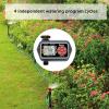 imageEden 93411 1Zone Digital Water Timer with LCD Display  Programmable Sprinkler System Manual Watering Rain Delay and Moisture Sensor Compatibility1 Zone