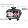 imageEden 93411 1Zone Digital Water Timer with LCD Display  Programmable Sprinkler System Manual Watering Rain Delay and Moisture Sensor Compatibility2 Zone