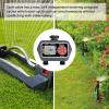 imageEden 93411 1Zone Digital Water Timer with LCD Display  Programmable Sprinkler System Manual Watering Rain Delay and Moisture Sensor Compatibility2 Zone