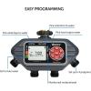 imageEden 93411 1Zone Digital Water Timer with LCD Display  Programmable Sprinkler System Manual Watering Rain Delay and Moisture Sensor Compatibility4 Zone