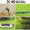 imageEden 94051 Rubber Garden Hose 12 in x 50 ft DIY Hose Set50 feet x 12 inch