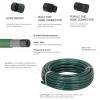 imageEden 94051 Rubber Garden Hose 12 in x 50 ft DIY Hose Set50 feet x 12 inch