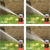 imageEden 94123 4Pattern Adjustable Mobile Rotary Gear Drive Sprinkler WQuick Connect Starter Set 360 Degree CoverageRotary