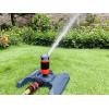 imageEden 94123 4Pattern Adjustable Mobile Rotary Gear Drive Sprinkler WQuick Connect Starter Set 360 Degree CoverageRotary