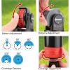 imageEden 94124 Multi Pattern Turbo Gear Drive Sprinkler Plus Misting System with Quick Connect Set 360 Degree CoverageOn Sled Base