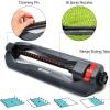 imageEden 94124 Multi Pattern Turbo Gear Drive Sprinkler Plus Misting System with Quick Connect Set 360 Degree CoverageOn Sled Base