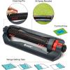 imageEden 94124 Multi Pattern Turbo Gear Drive Sprinkler Plus Misting System with Quick Connect Set 360 Degree CoverageOn Sled Base
