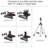 imageEden 94124 Multi Pattern Turbo Gear Drive Sprinkler Plus Misting System with Quick Connect Set 360 Degree CoverageSprinkler Head