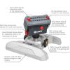 imageEden 94127 Adjustable 4Way Mini Turbo Oscillating Sprinkler WQuick Connect Starter Set Metal 20 Nozzle Covers up to 4250 sq ftStarter Set