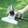 imageEden 94127 Adjustable 4Way Mini Turbo Oscillating Sprinkler WQuick Connect Starter Set Metal 20 Nozzle Covers up to 4250 sq ftStarter Set
