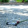 imageEden 94129 Metal 3Arm Revolving Sprinkler on Wheel Base WQuick Connect Starter Set Heavy Duty Garden Hose Sprinkler Lawns Circular Coverage up to 1390 sqft