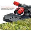 imageEden 94141 Adjustable 360 Revolving Sprinkler for Lawn and Garden  15 Nozzles 5quot Riser Spike BaseOn Weighted Base