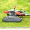 imageEden 94141 Adjustable 360 Revolving Sprinkler for Lawn and Garden  15 Nozzles 5quot Riser Spike BaseOn Weighted Base