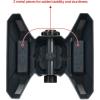 imageEden 94141 Adjustable 360 Revolving Sprinkler for Lawn and Garden  15 Nozzles 5quot Riser Spike BaseOn Weighted Base