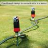imageEden 94143 MultiPattern Sprinkler Plus OneDirection Misting System with Metal Sprike Set Gear Drive Heavy Duty Gardening Watering System GardenampampLawns 5 Pattern Coverage up to 3737sqft