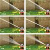 imageEden 94144 6Pattern Rotary Gear Drive Sprinkler with Step Spike Gear Drive Heavy Duty Gardening Watering System GardenampampLawns Multi Pattern Coverage up to 5278sqft