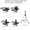 imageEden 94154 PRO The Heaviest Weight Tripod 537 lbs Adjustable 4Way Mini Turbo Metal Oscillating Sprinkler WQuick Connect Starter Set Covers up to 4069 sq ft Telescoping Tripod StyleSprinkler Head